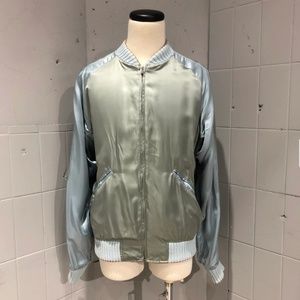 Gucci Men's Reversible Silk Bomber Jacket